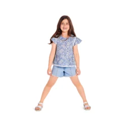 Patron robe et blouse fille - Burda n°9264