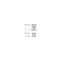 Patron robe et blouse fille - Burda n°9264