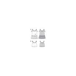 Patron robe et débardeur enfant - Burda n°9280