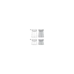 Patron robe et top enfant - Burda n°9281