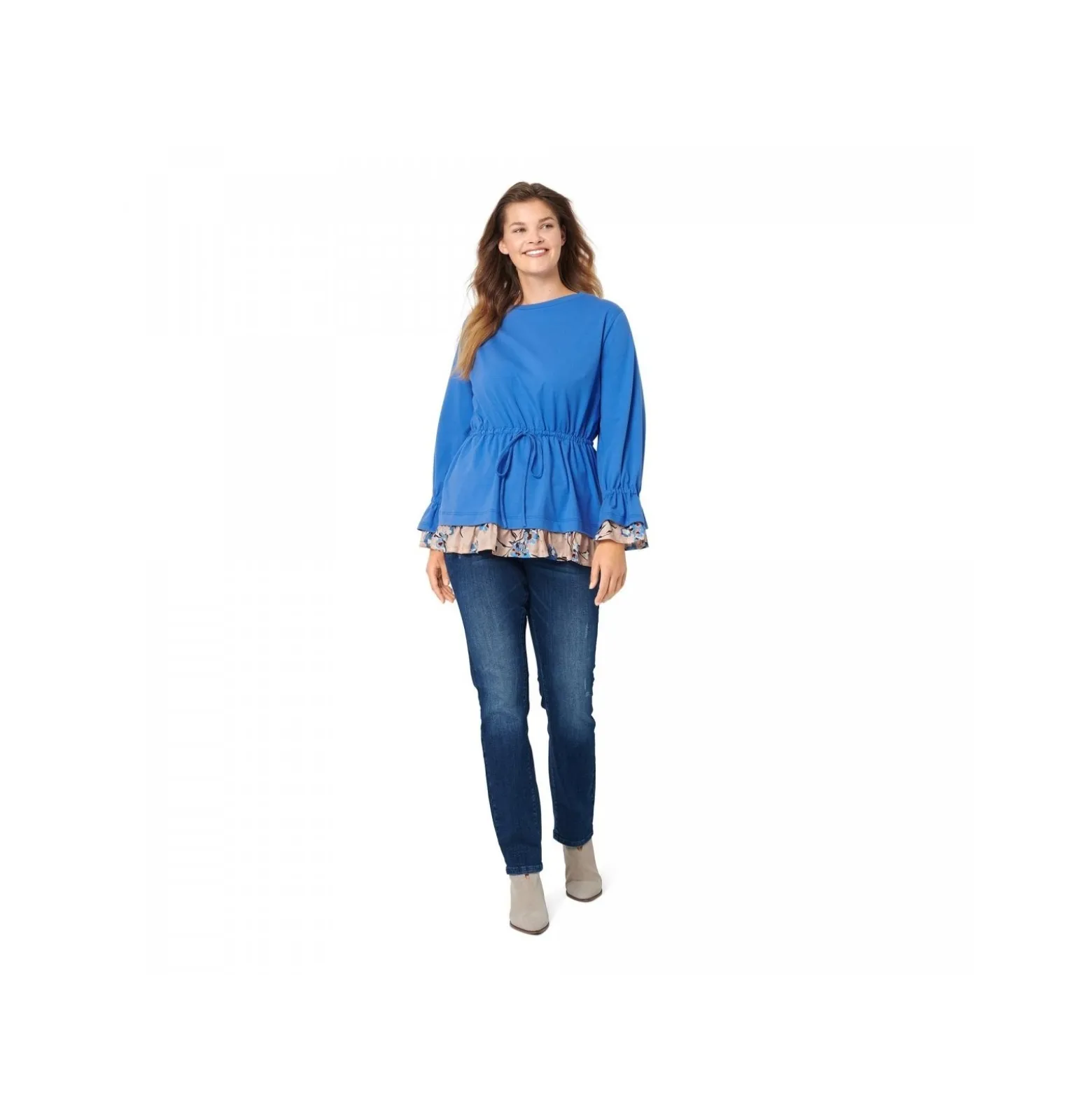 Patron robe et T-shirt à coulisses Femme - Burda n°6095