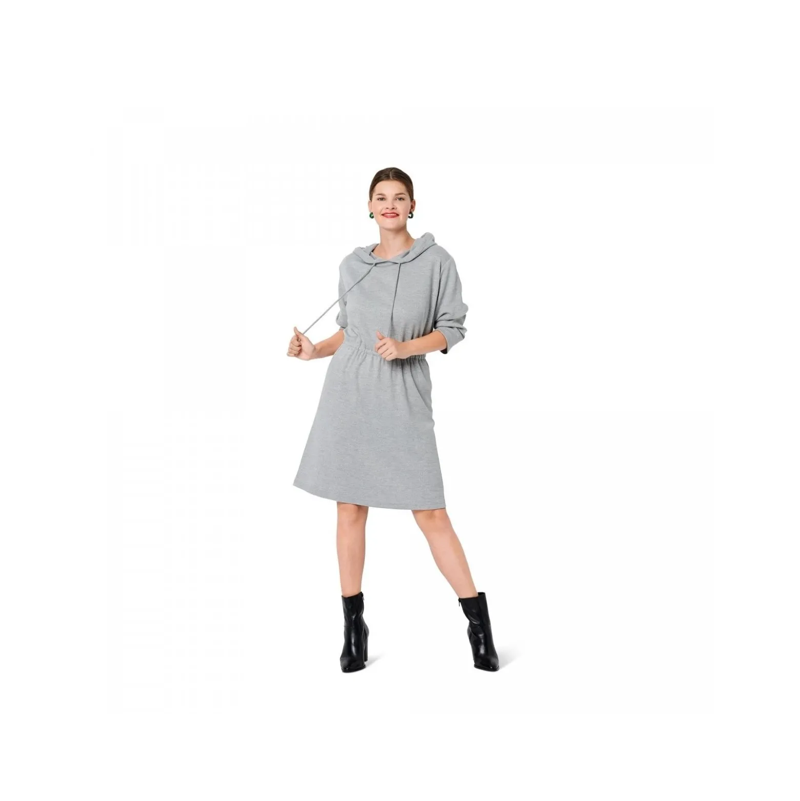 Patron robe et T-shirt à coulisses Femme - Burda n°6095