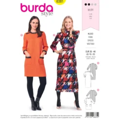 Patron Robe Femme Burda N°6381