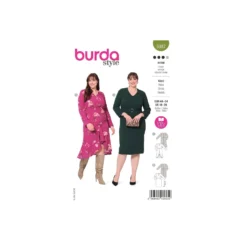 Patron robe Femme grande taille - Burda n°5987