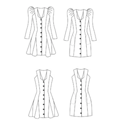 Patron Robe La petite Frambise - Jazzy