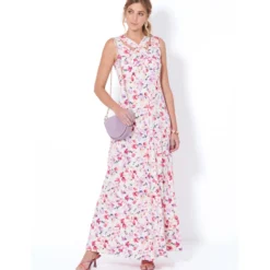 Patron Robe longue Femme - New Look 6717