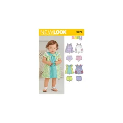 Patron Robe à Manches Courtes Bébé - New Look 6275