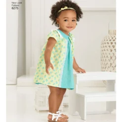 Patron Robe à Manches Courtes Bébé - New Look 6275