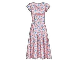 Patron Robe manches courtes Femme - New Look 6696