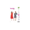 Patron robe manches papillons Femme - Burda n°6133