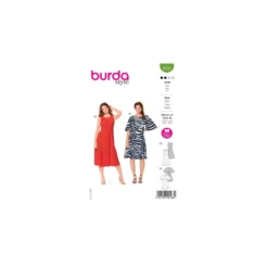 Patron robe manches papillons Femme - Burda n°6133