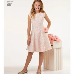 Patron Robe Patineuse Enfant - New Look 6360