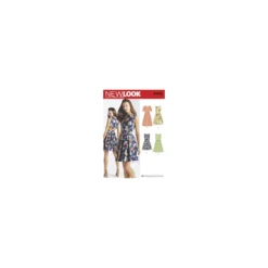 Patron Robe à plis Femme - New Look 6508