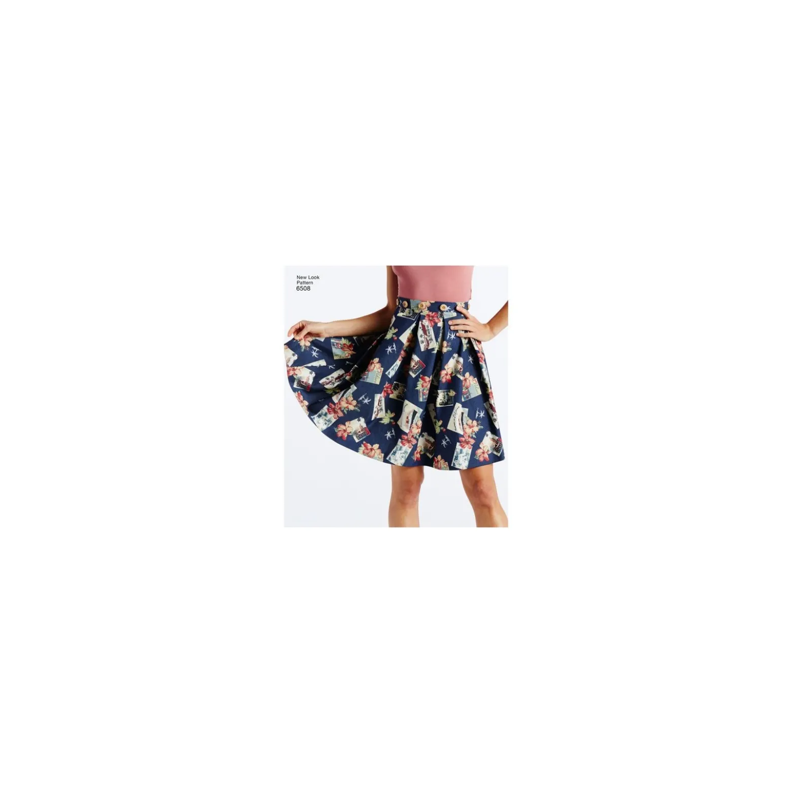 Patron Robe à plis Femme - New Look 6508