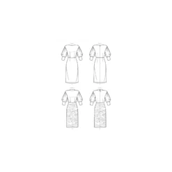 Patron Robe Plissée Femme - New Look 6681