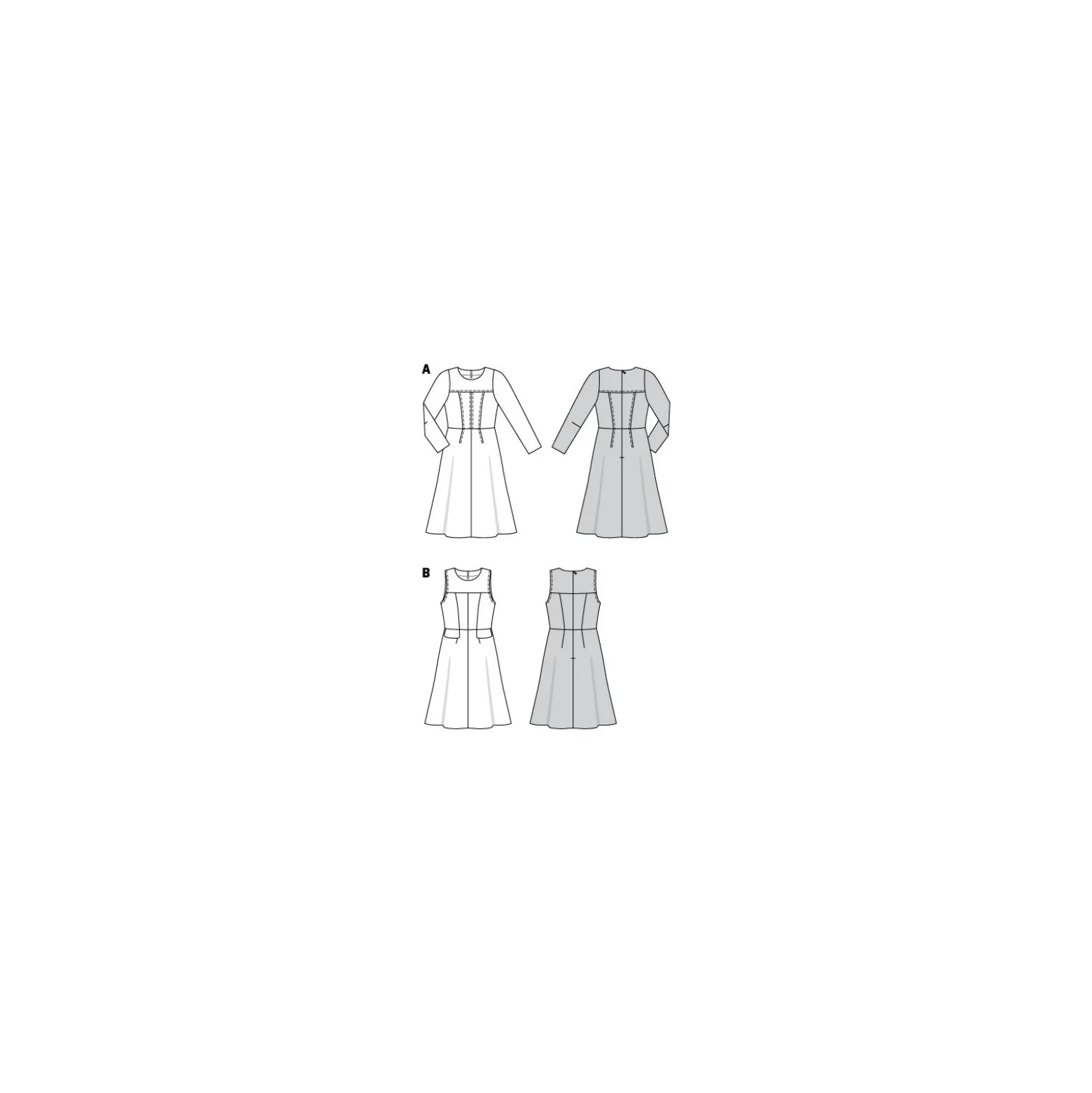 Patron robe trapèze Femme - Burda n°6099