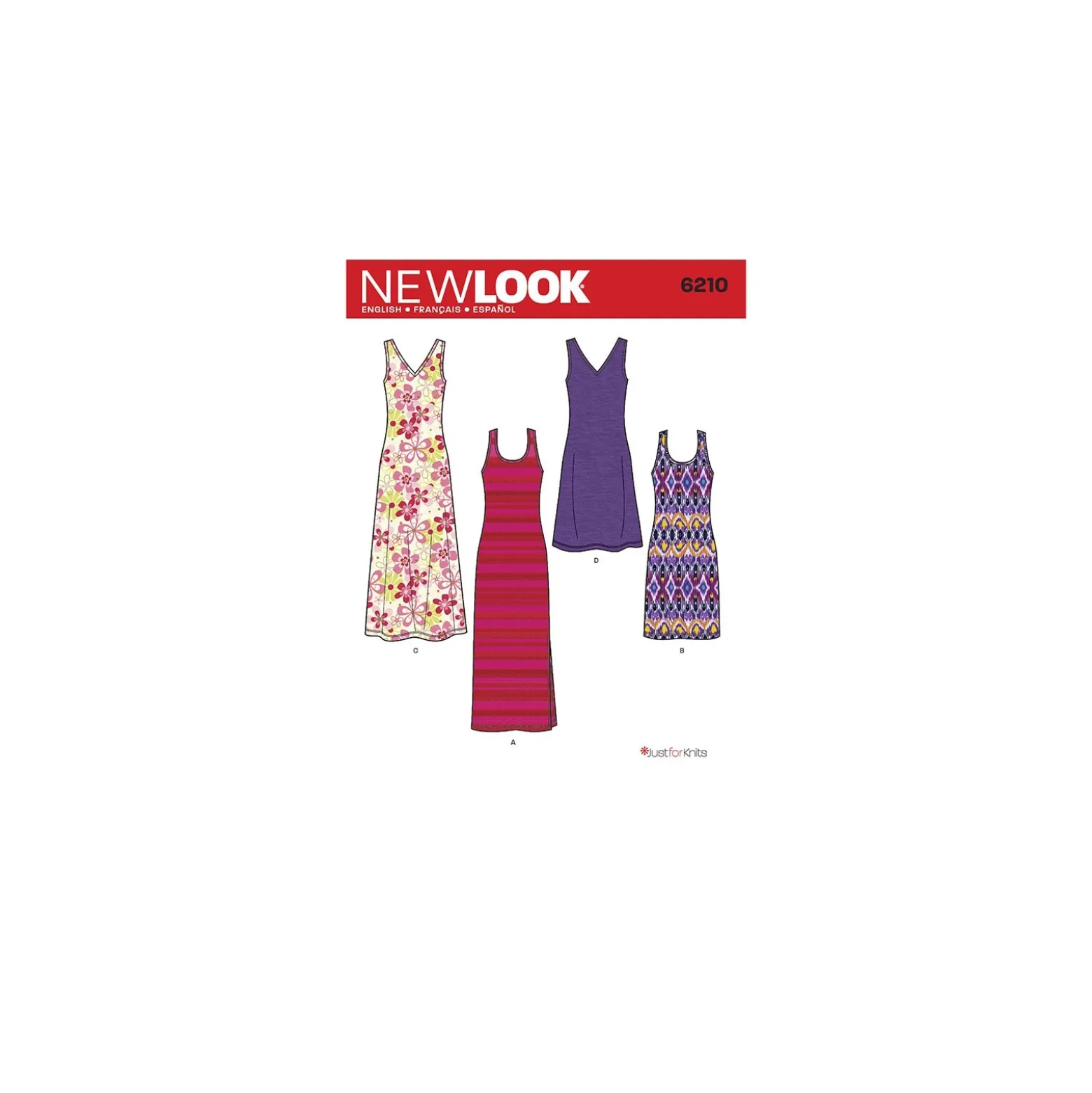 Patron Robe Tube Jersey Femme - New Look 6210