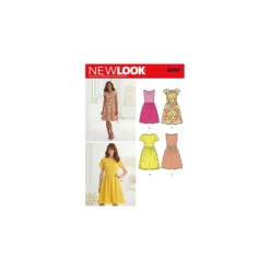 Patron Robe évasée Femme - New Look 6262