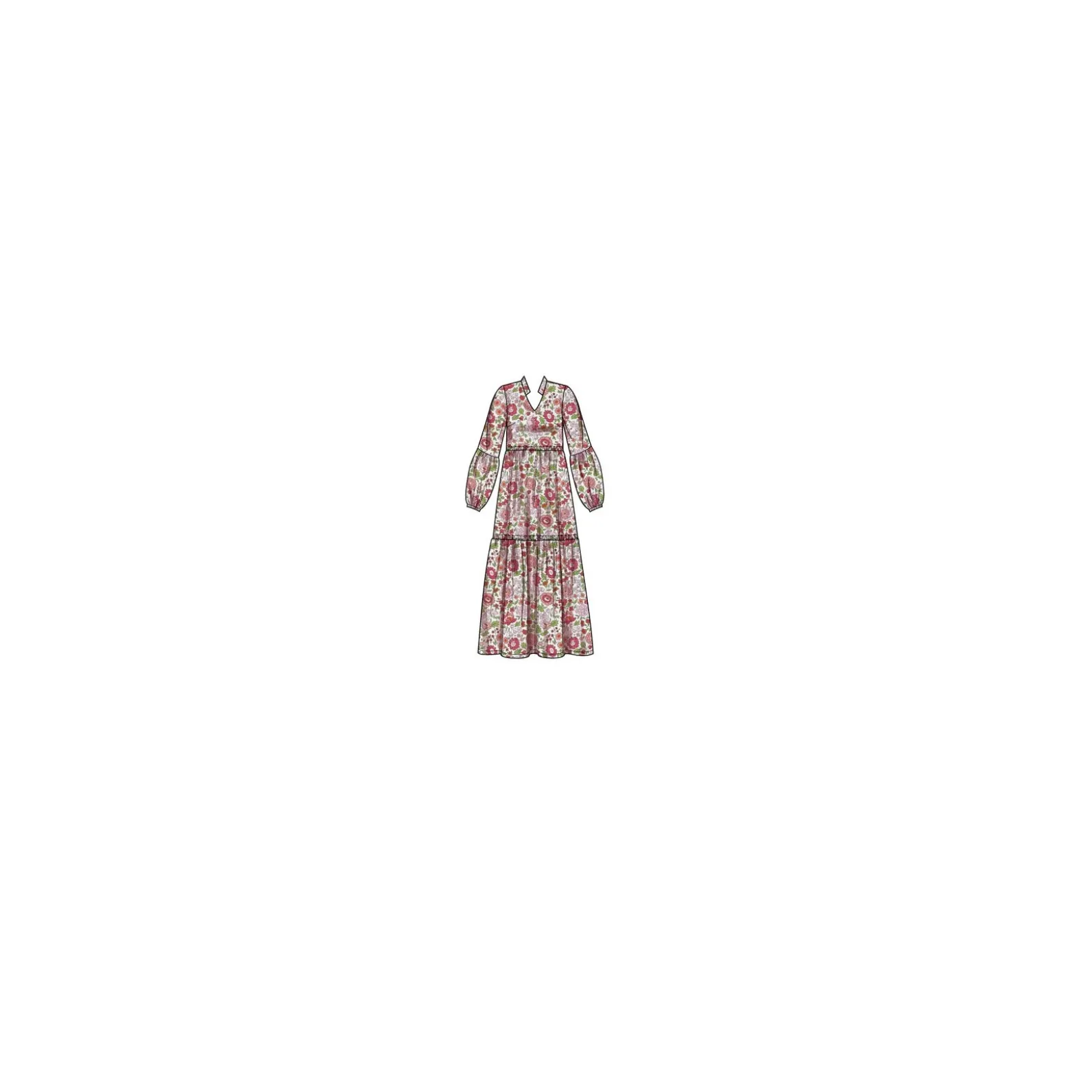 Patron Robe à volants Femme - Simplicity n°S9265