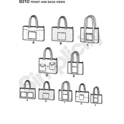 Patron sac cabas - Simplicity n°8310