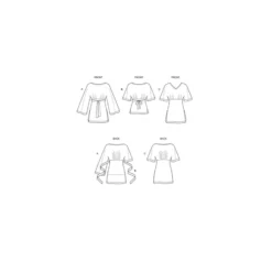 Patron Top Ceinturé Femme - New Look 6638