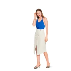 Patron top et robe croisés Femme - Burda n°6118