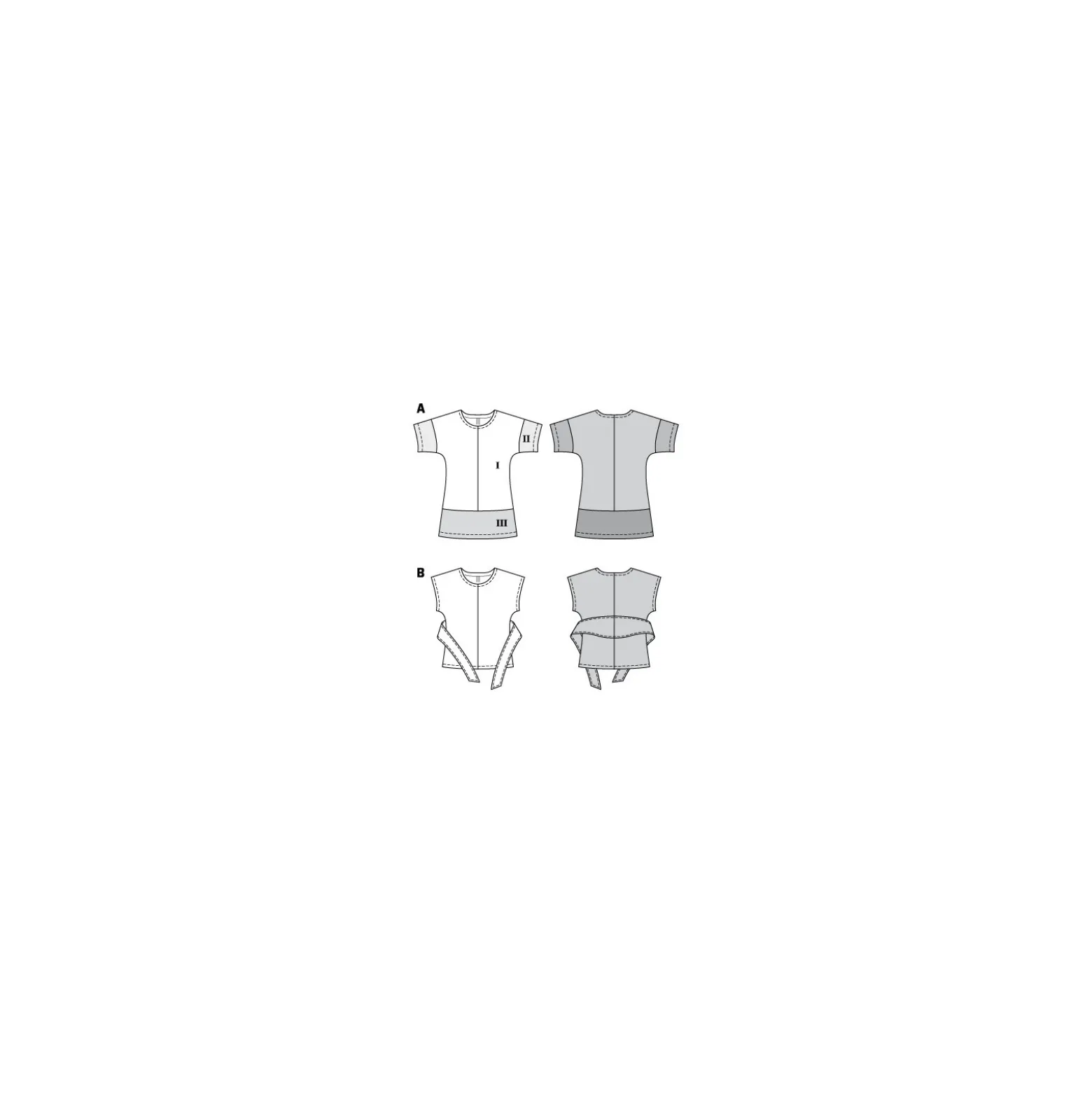 Patron Top Femme Burda N°6330