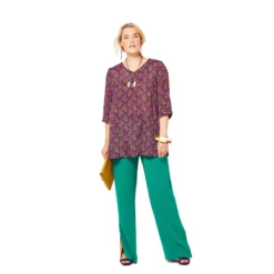 Patron Top Femme Grande Taille Burda N°6307