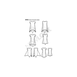 Patron Top Fluide Asymétrique Femme - New Look 6453