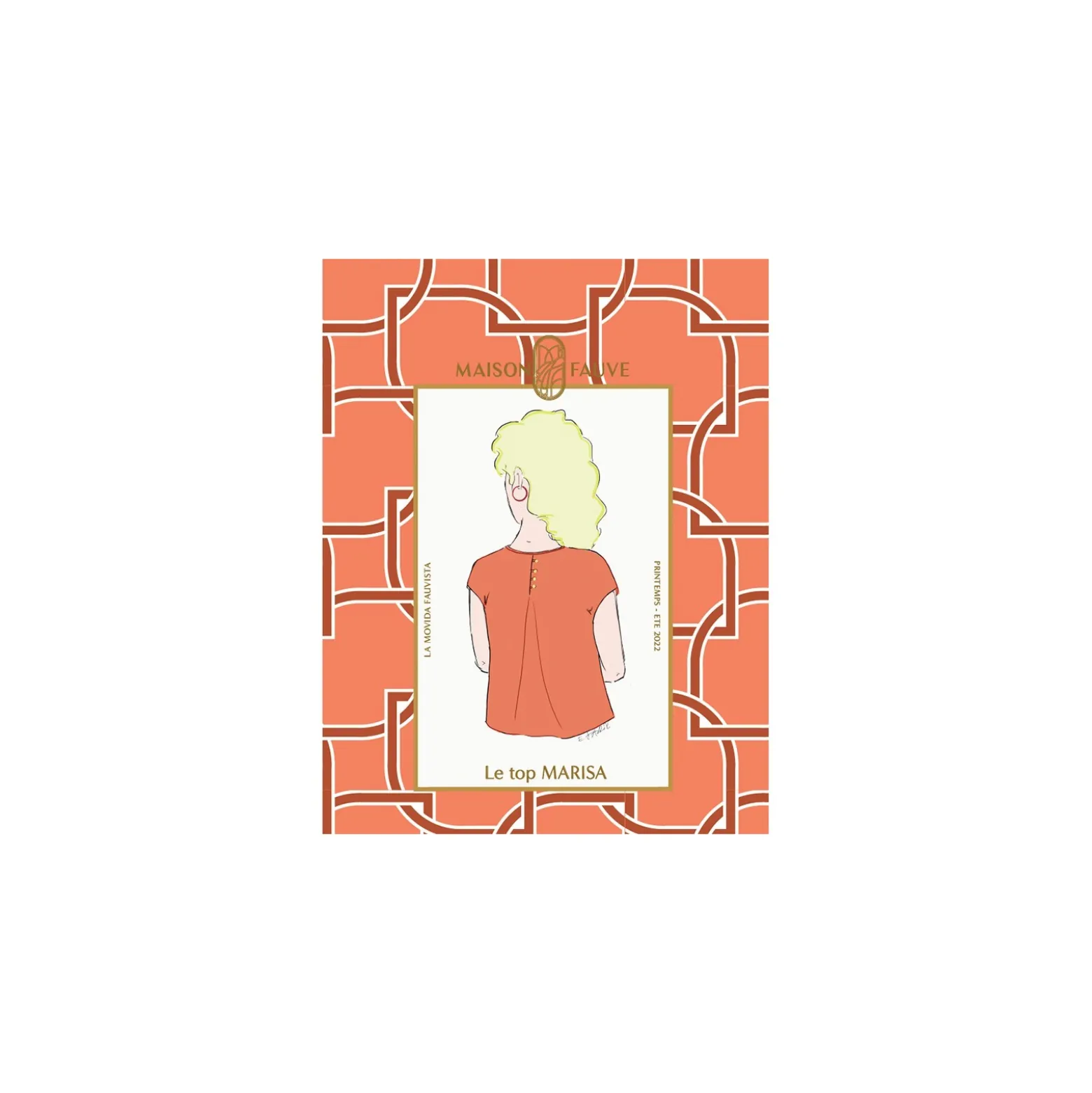 Patron top Maison Fauve - Marisa