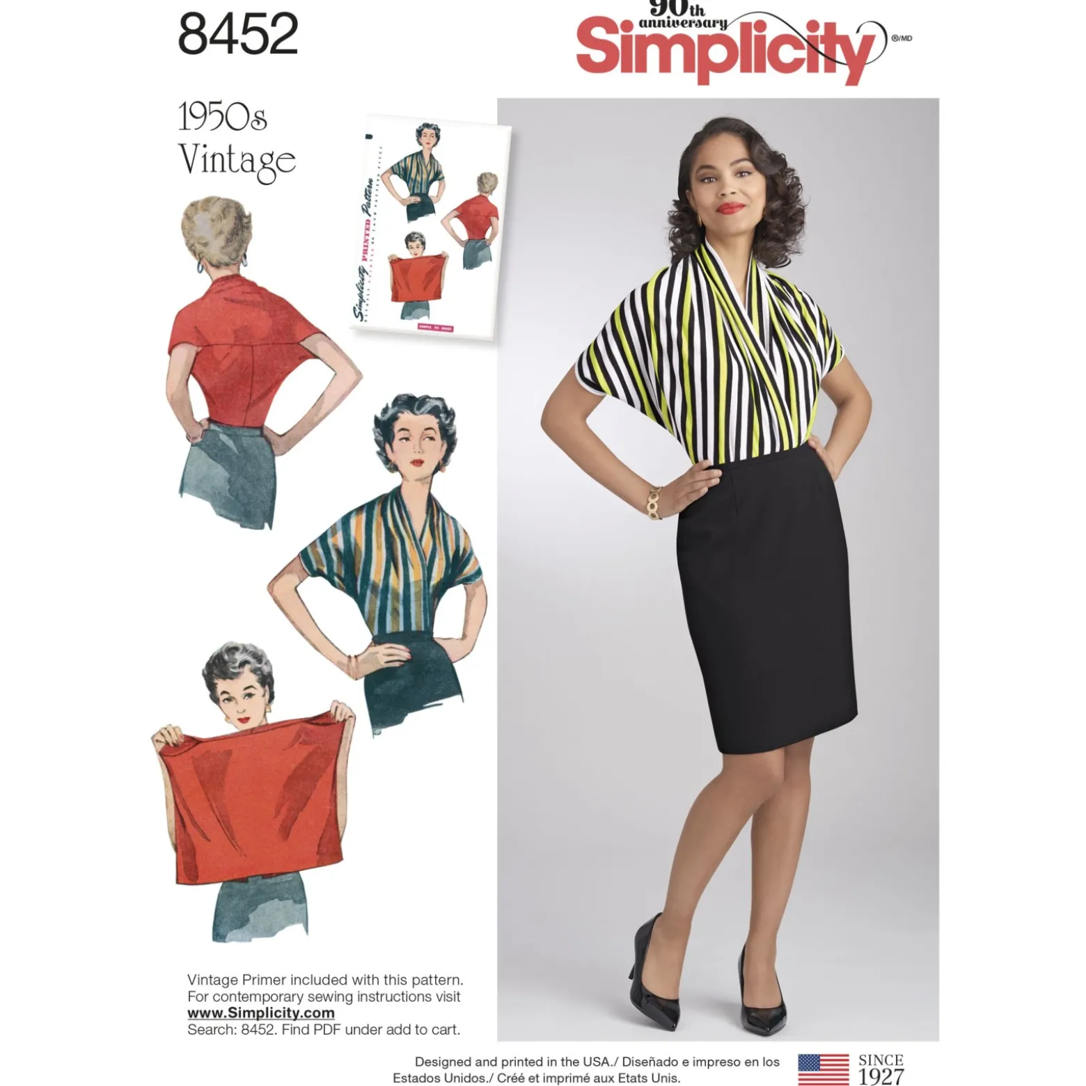 Patron top vintage Femme - Simplicity n°8452