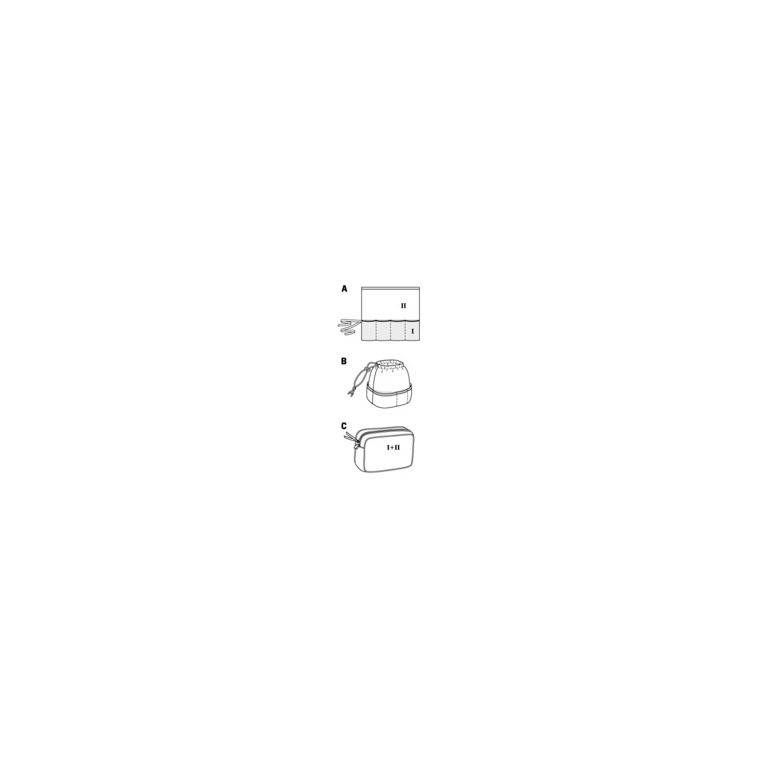 Patron trousse de toilette - Burda n°9276