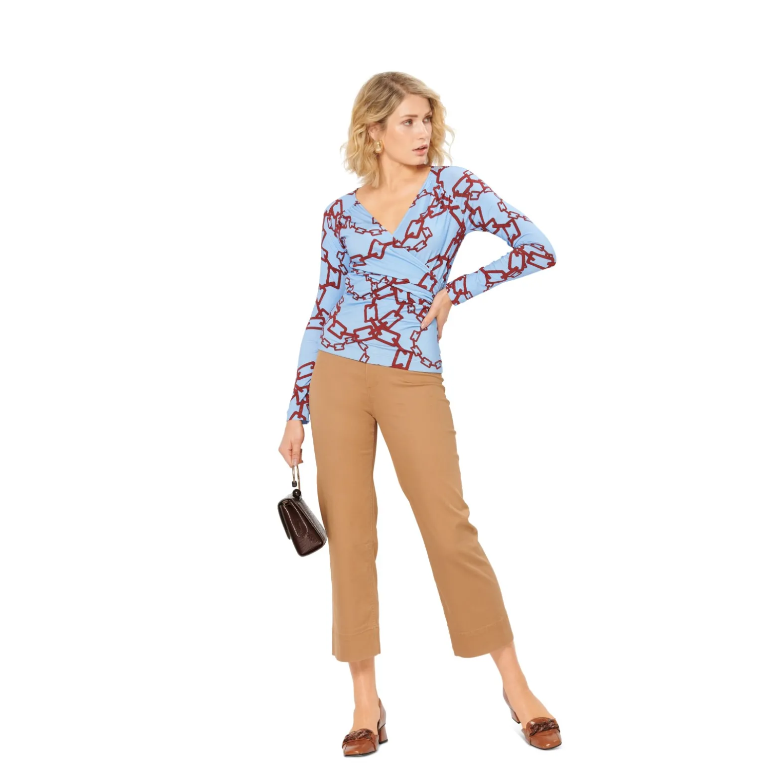 Patron t-shirt cache cœur Femme - Burda n°6145