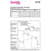 Patron t-shirt et robe asymétriques Femme - Burda n°6119