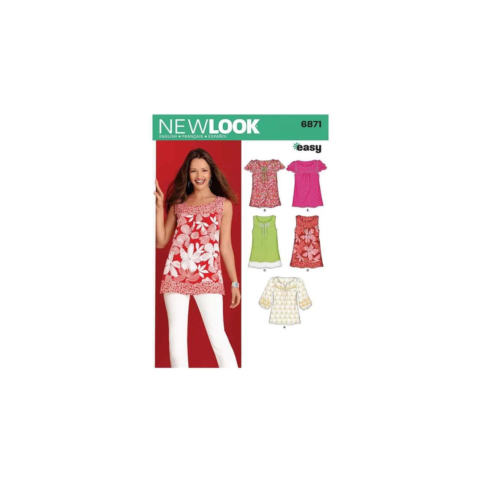 Patron Tunique Femme - New Look 6871