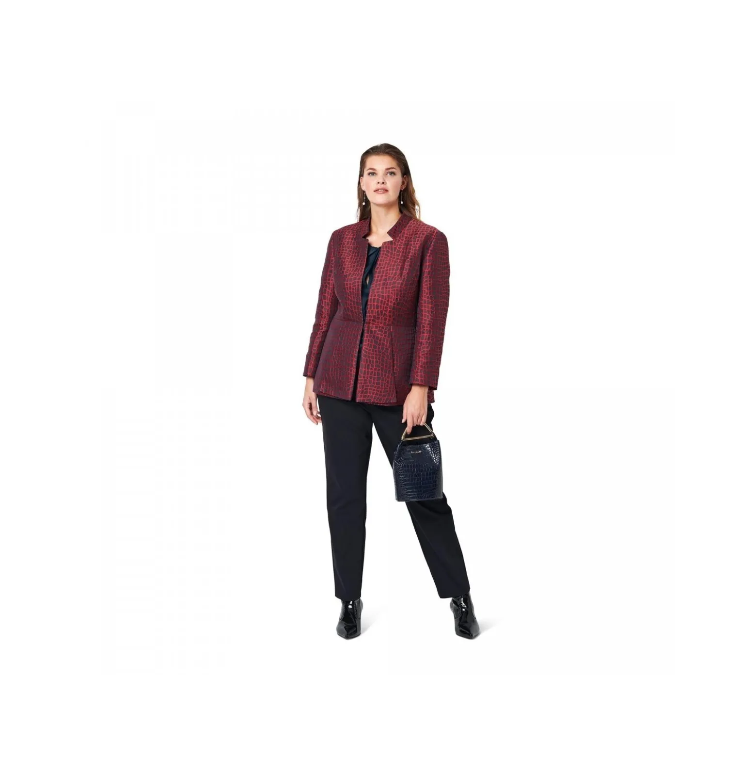 Patron veste à basque Femme - Burda n°6096