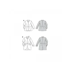 Patron veste à basque Femme - Burda n°6096