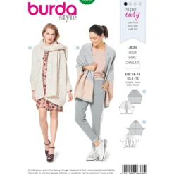 Patron Veste Chauve-Souris Femme Burda N°6336