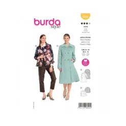 Patron veste et manteau double boutonnage Femme - Burda n°6092