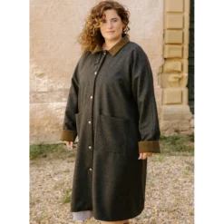 Patron Veste Pardessus Maison Fauve - Roman