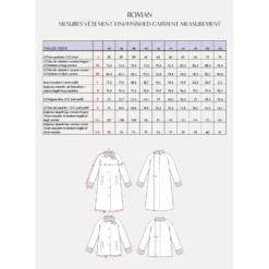 Patron Veste Pardessus Maison Fauve - Roman