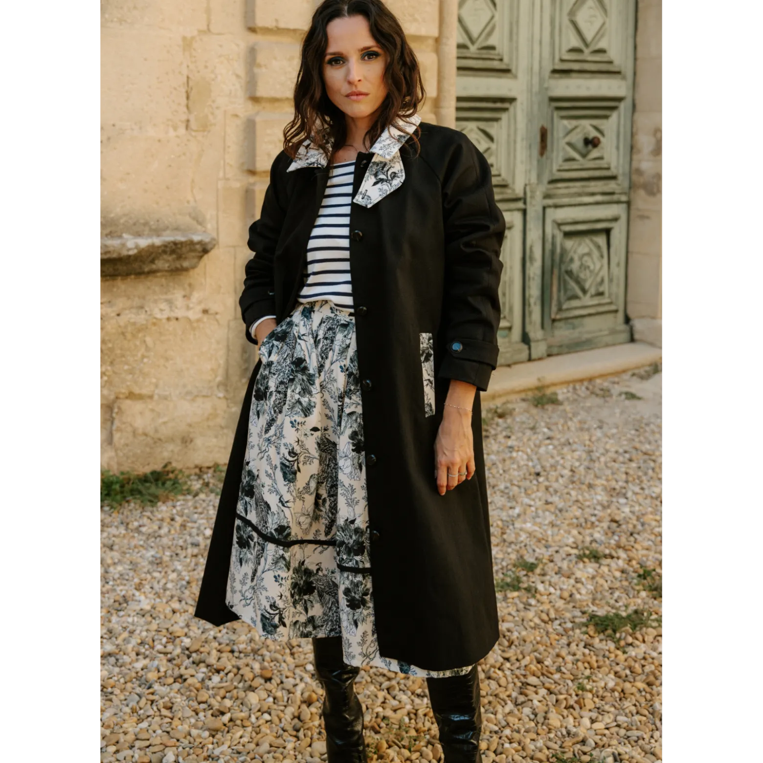 Patron Veste Pardessus Maison Fauve - Roman