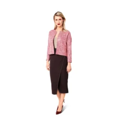 Patron veste sans col Femme - Burda n°6123