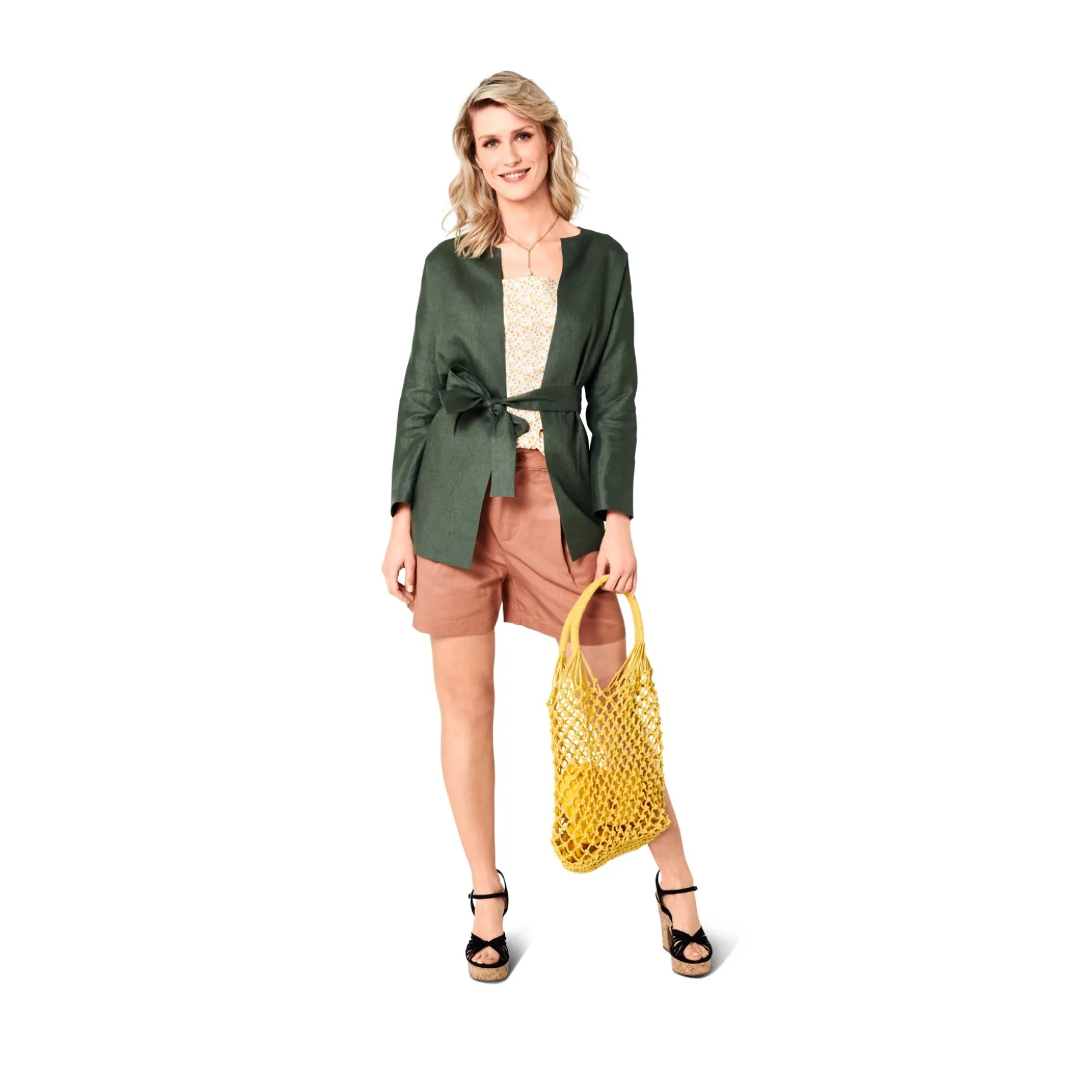 Patron veste sans col Femme - Burda n°6123