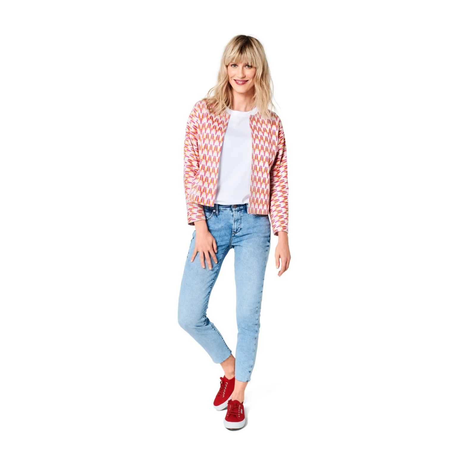 Patron veste sans col Femme - Burda n°6123