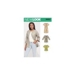 Patron Veste évasée Femme - New Look 6607