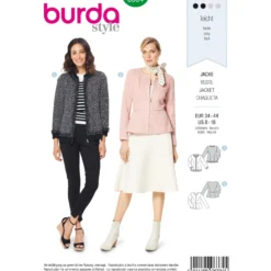 Patron Veste Zippée Femme Burda N°6334