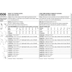 Patron vintage 8 variations de manches Femme - Simplicity n°8506