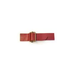 Patte cuir avec coulissant Bordo