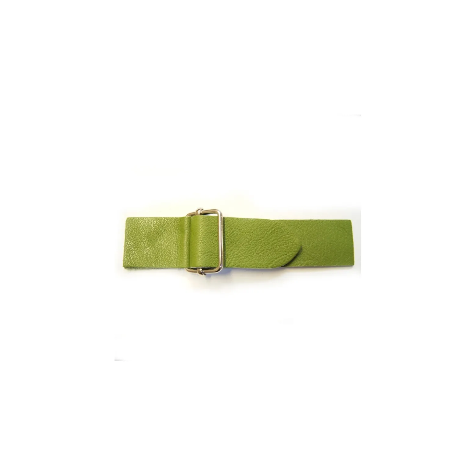 Patte cuir avec coulissant Moss
